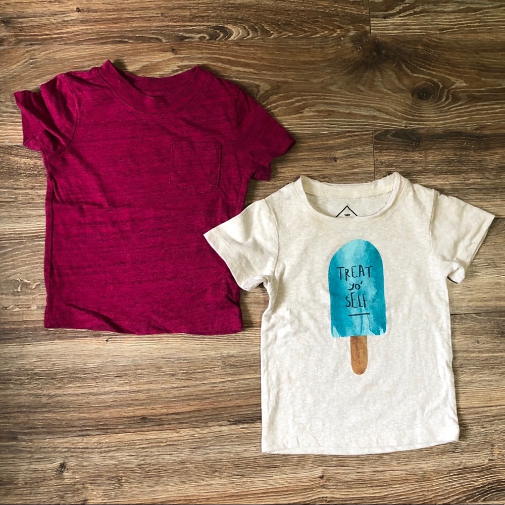 🚫SOLD🚫 Well Worn “Treat Yo’ Self” & Pocket Tees